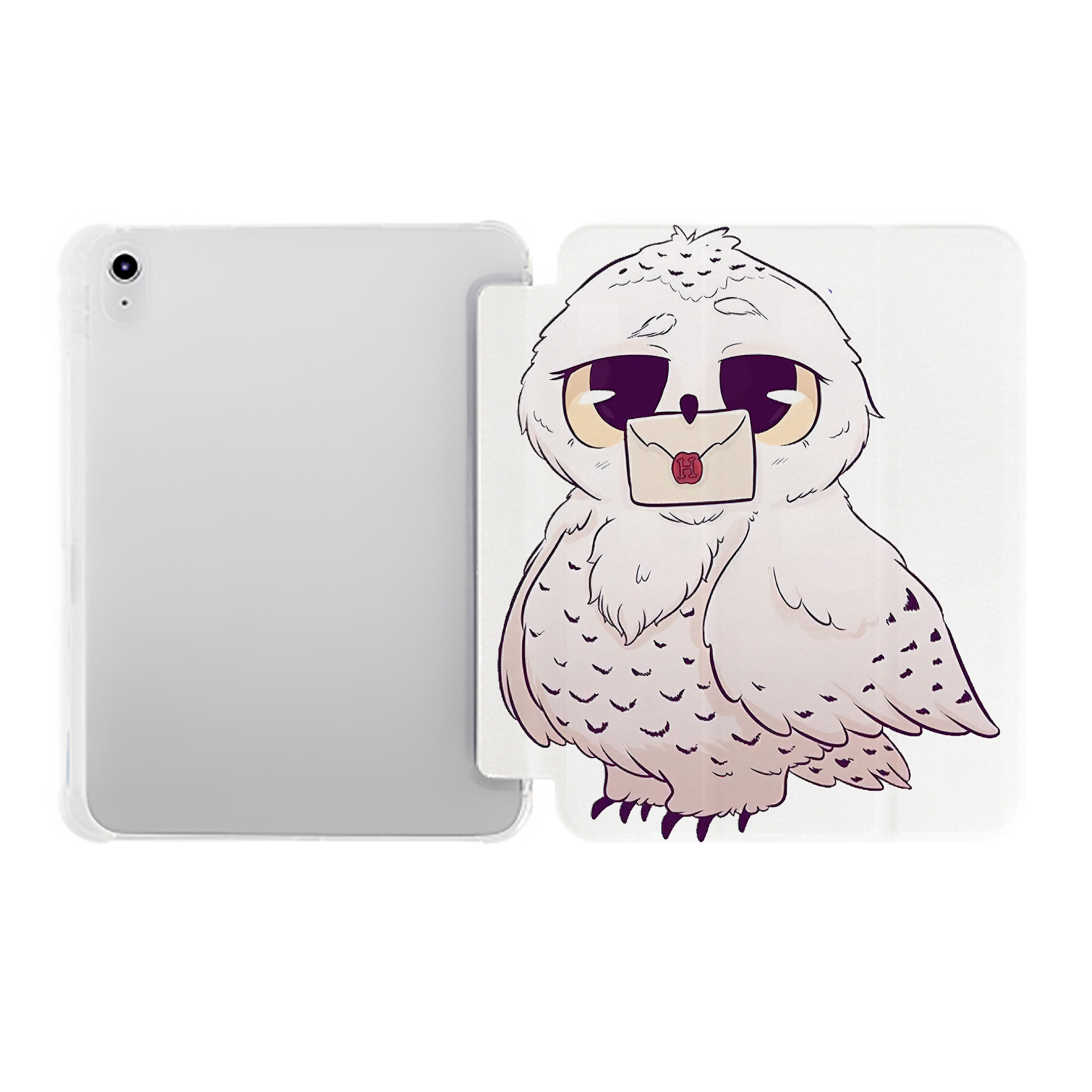 （画像用） Harry Potter ハリー・ポッターシリーズ IPad ケース ペン収納付き 三つ折りスタンド PUレザー×シリコン 対応機種9.5/10.5/10.9インチ